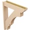 Ekena Millwork 8-in W x 38-in D x 46-in H Balboa Slat Rough Cedar Woodgrain TimberThane Outlooker, Primed Tan OUTUR080X38X46BOA24RCPR - alternate 2